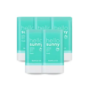 5 Pieces BANILA CO hello sunny essence sun stick Fresh SPF50  PA     Korean Cosmetics After Sunscreens UV Block for Face Body