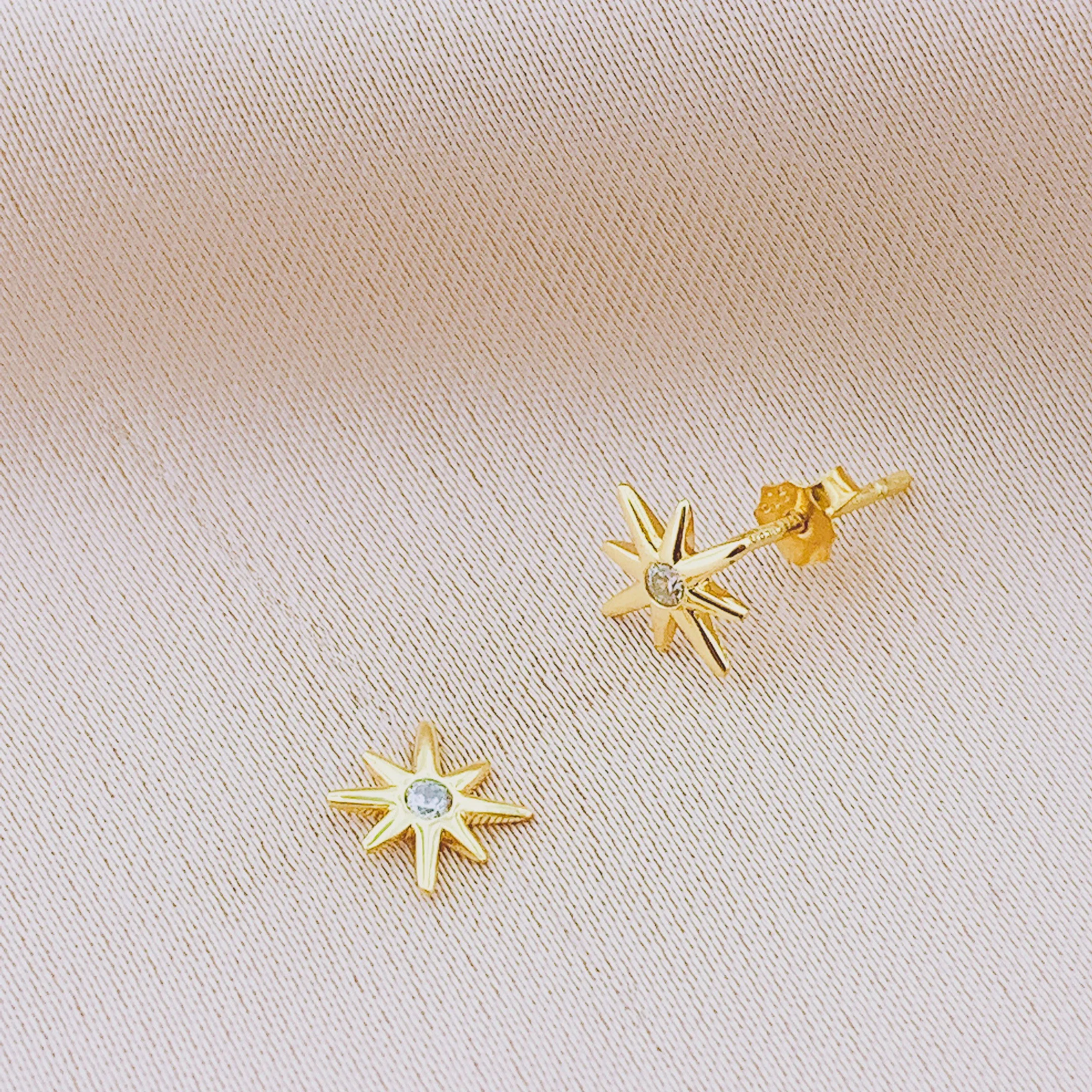 925 Silver Starburst Stud Earring