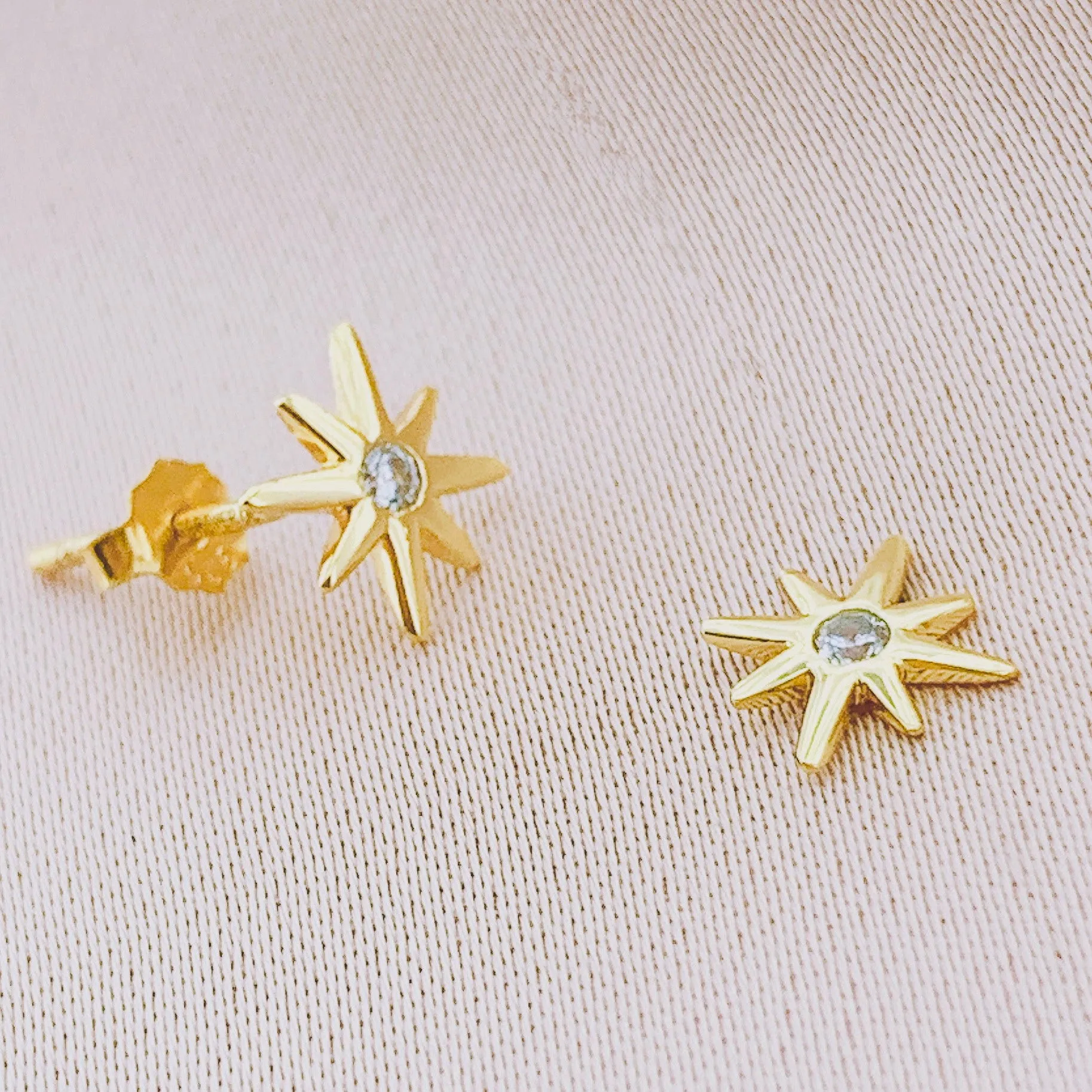 925 Silver Starburst Stud Earring