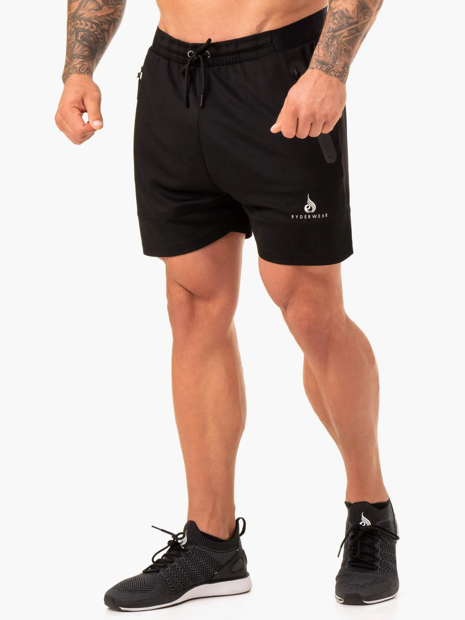 Action Mesh Short - Black