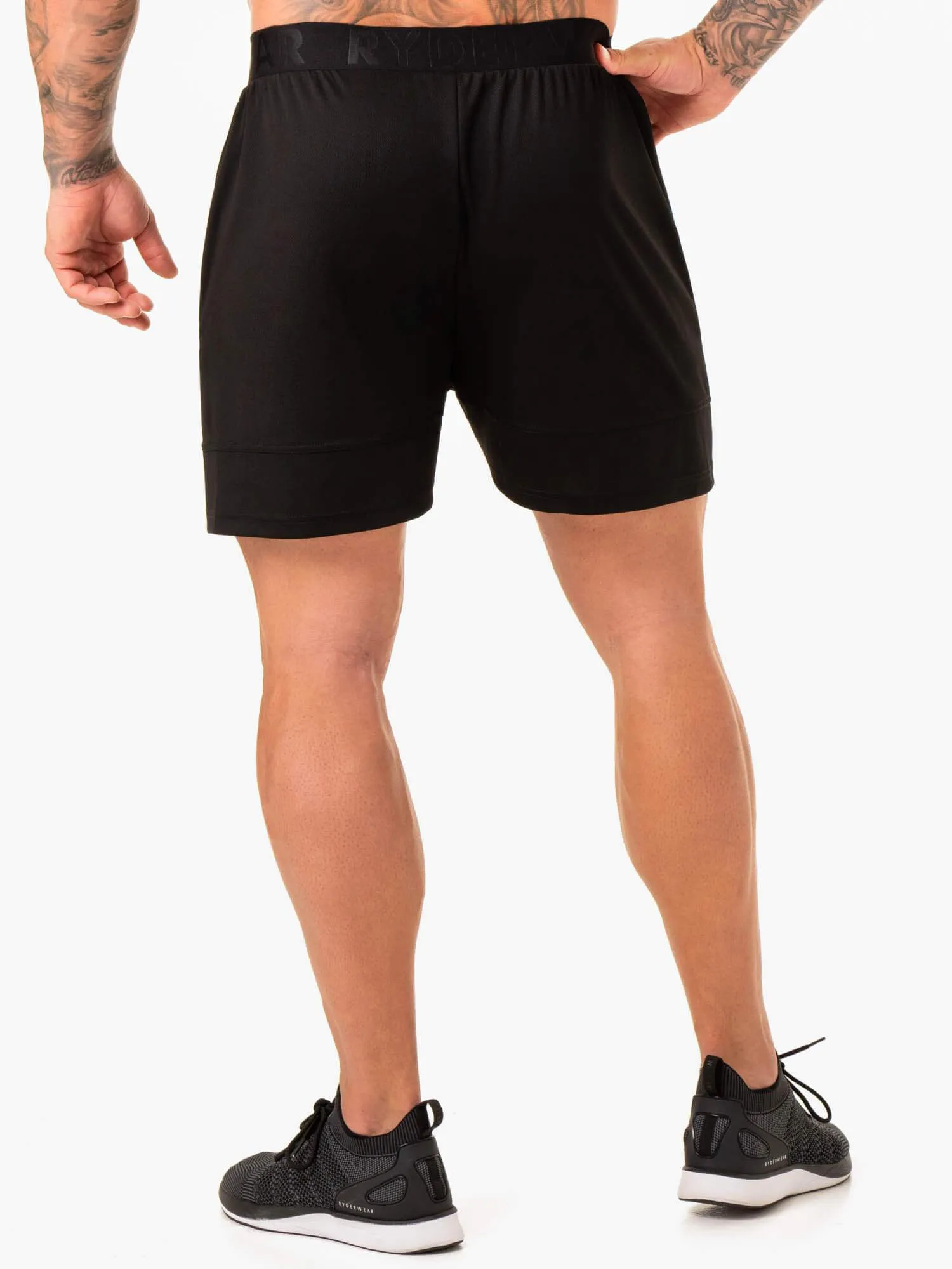 Action Mesh Short - Black