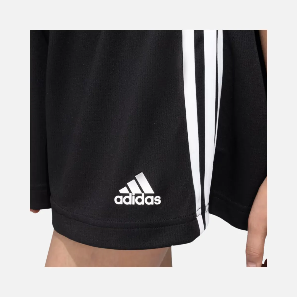 Adidas G Adi 3 Stripes Kids Shorts (5-14 Years) -Black