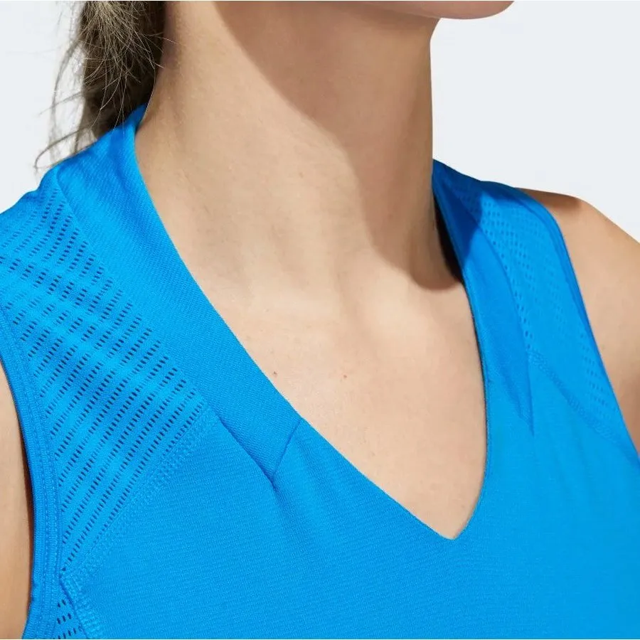 Adidas Ladies HEAT.RDY Sleeveless Polo Shirt