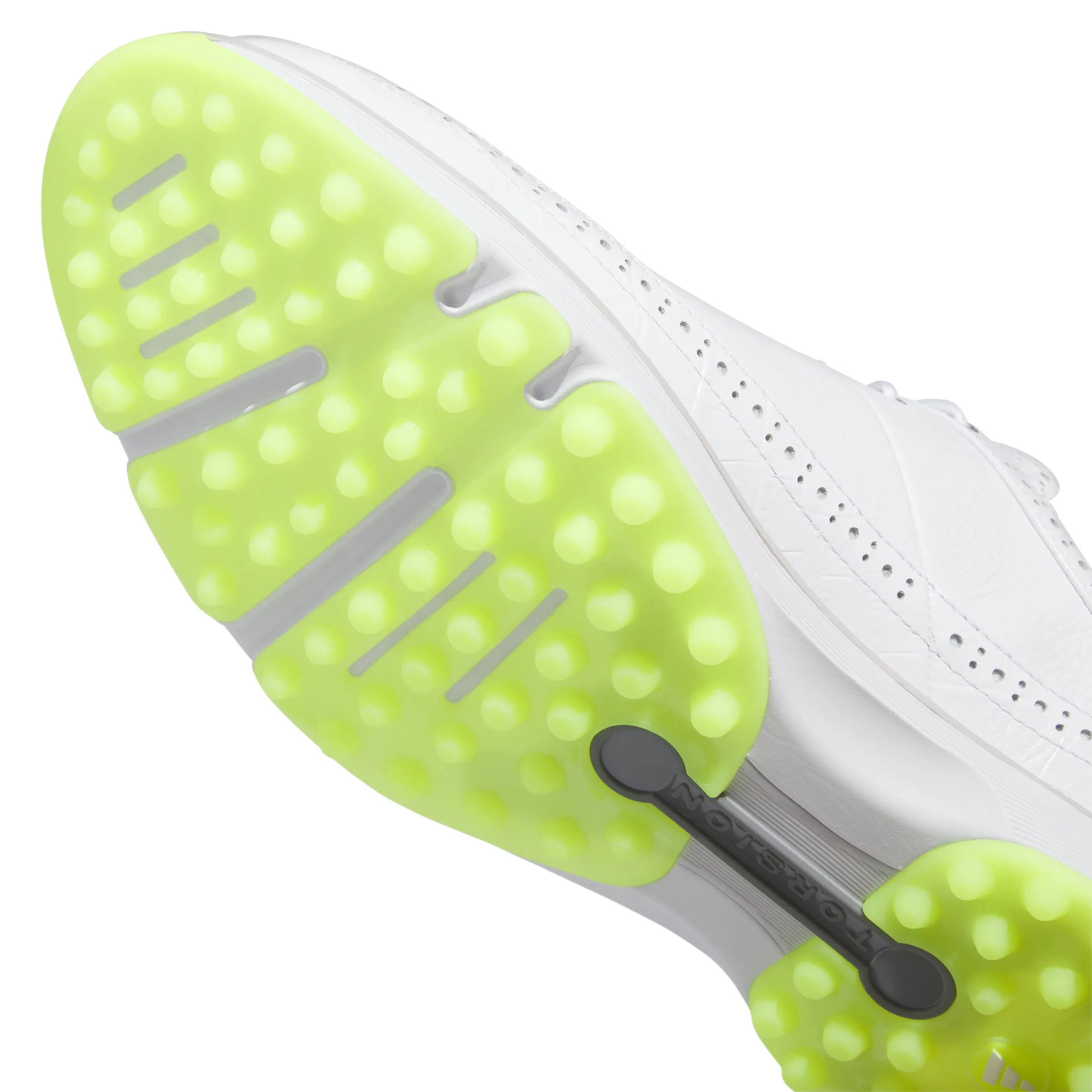 adidas MC80 Spikeless Golf Shoes - White/Lucid Lemon