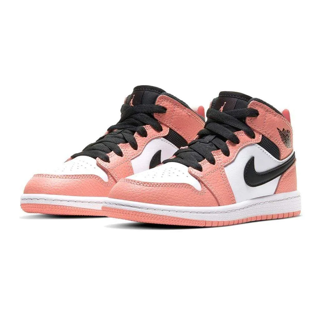 Air Jordan 1 Mid Children's 'Pink Quartz' (PS)