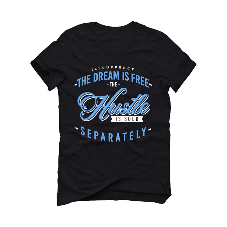 Air Jordan 1 "UNC Toe" Black T-Shirt (The dream is free)