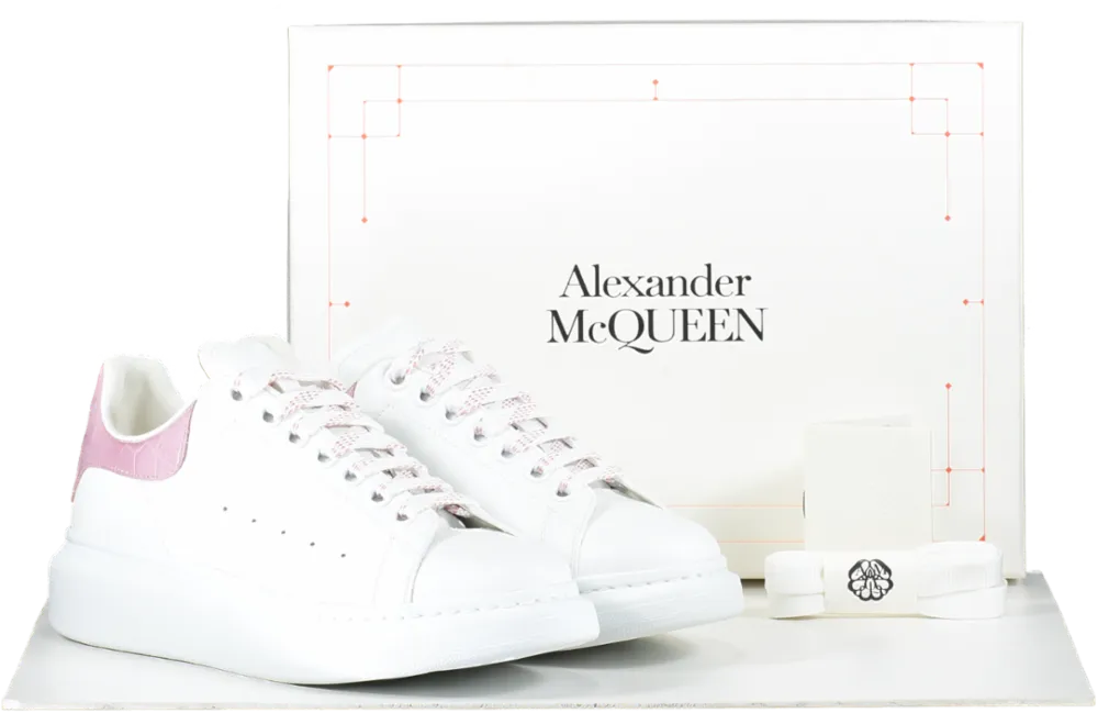 Alexander McQueen White Oversized Low-top Sneakers UK 3.5 EU 36.5 👠