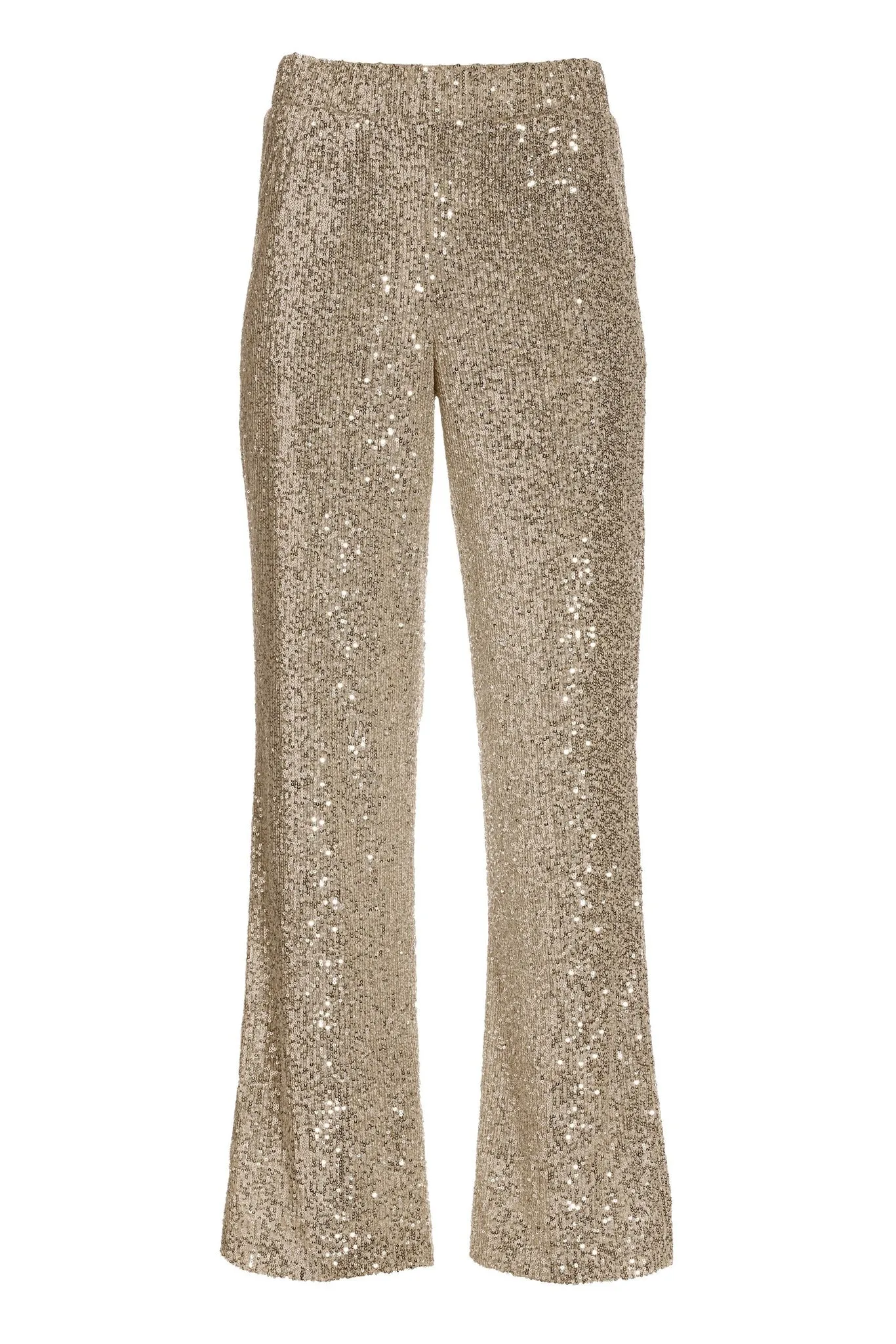 All Over Sequin Palazzo Pant Champagne