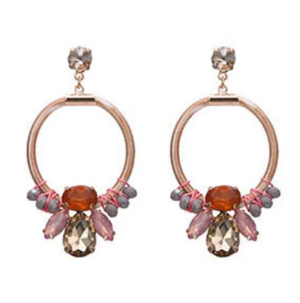 Allure Earrings Cristal Pink