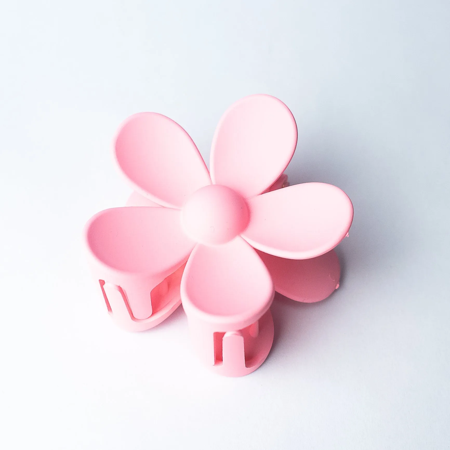 Andrea Large Flower Hair Clip-Blush Pink