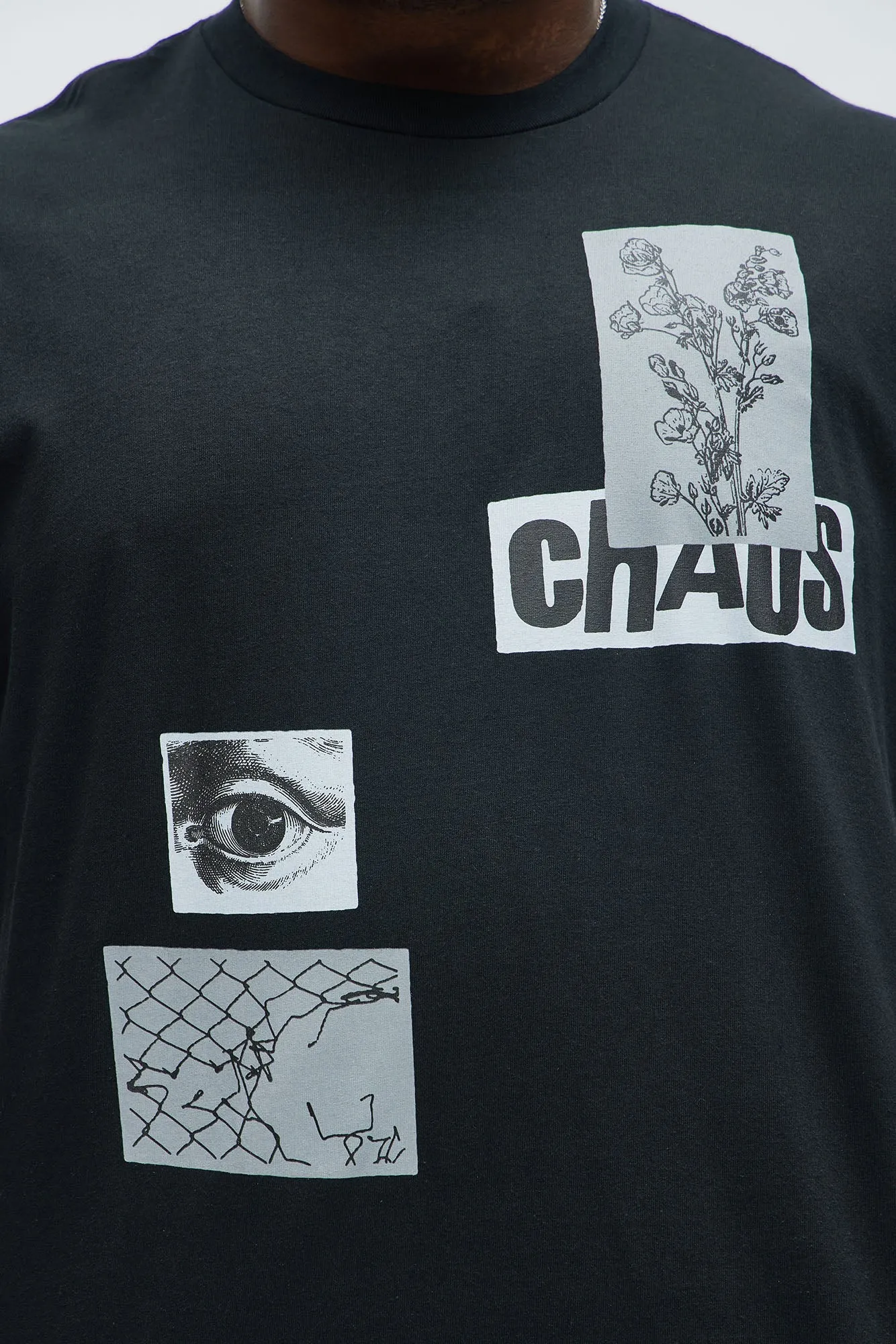 Art And Chaos Short Sleeve Tee - Black