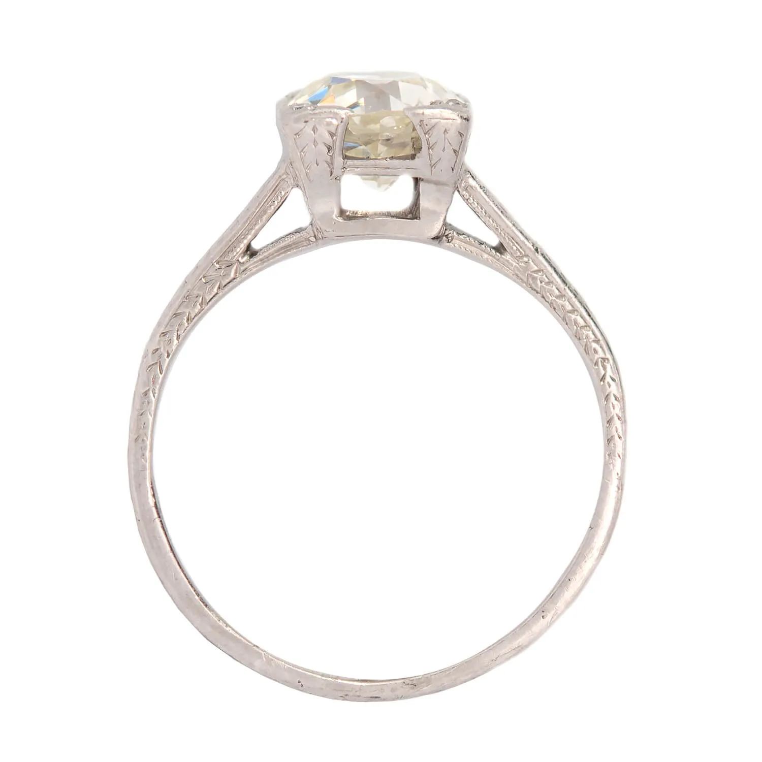 Art Deco Platinum & Diamond Engagement Ring 1.14ct