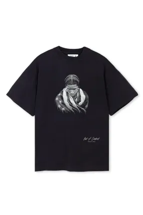 Asap Rocky Chest Print Oversized Tee