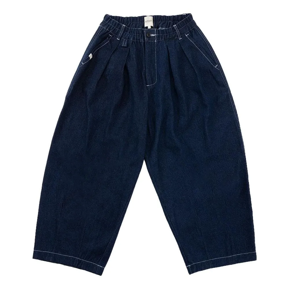 A[S]USL KIDS DENIM SIGNATURE PANTS-BLUE DENIM