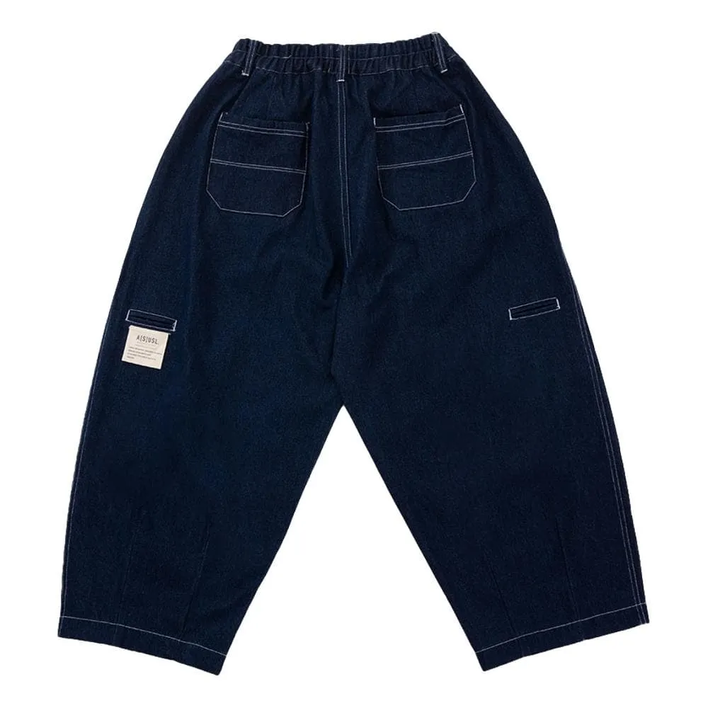 A[S]USL KIDS DENIM SIGNATURE PANTS-BLUE DENIM