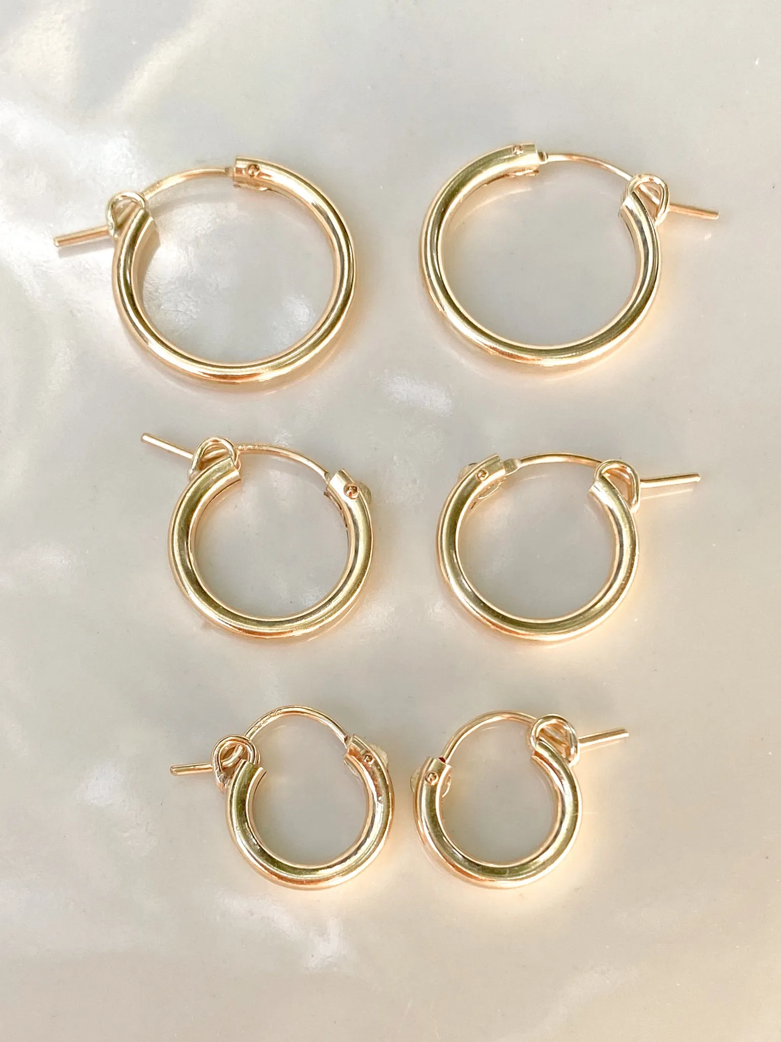 Basic Tube Hoop Earrings