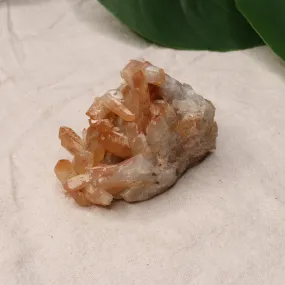 Beautiful Orange Hematoid Quartz Cluster from Madagascar~ Fire Quartz for Chakra Balancing