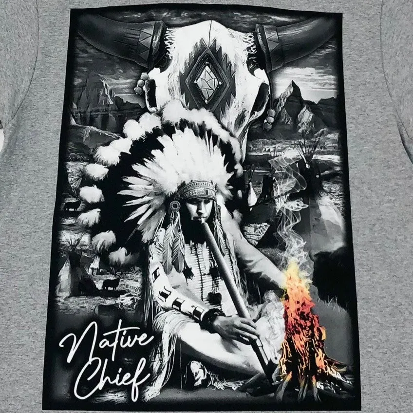 BILLIONAIRE Native Chief Graphic T-Shirt