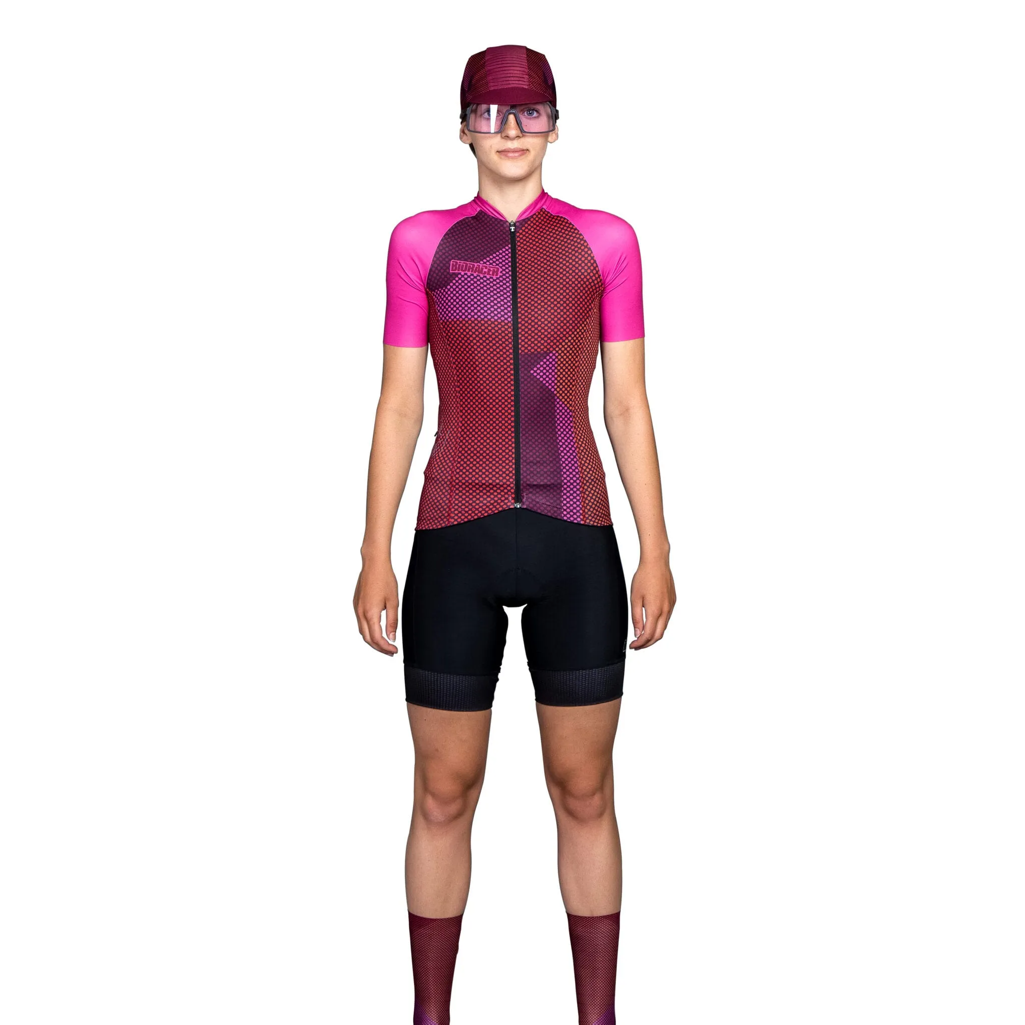 Bioracer Women's Vesper Jersey - Pink Blitzz