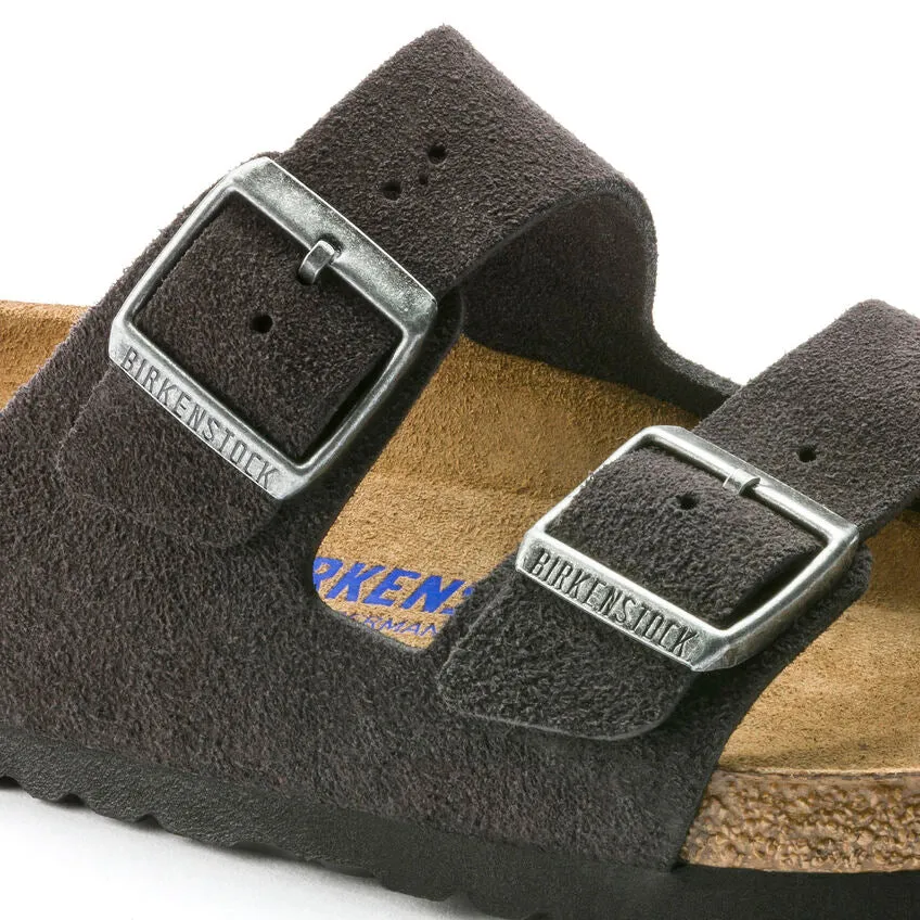 Birkenstock Unisex Arizona Soft Footbed Suede (Velvet Gray)