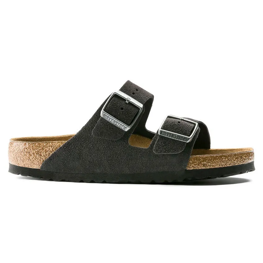 Birkenstock Unisex Arizona Soft Footbed Suede (Velvet Gray)