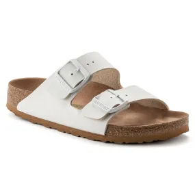 BIRKENSTOCK Women's Arizona Vegan Birkibuc (White - Narrow Fit)