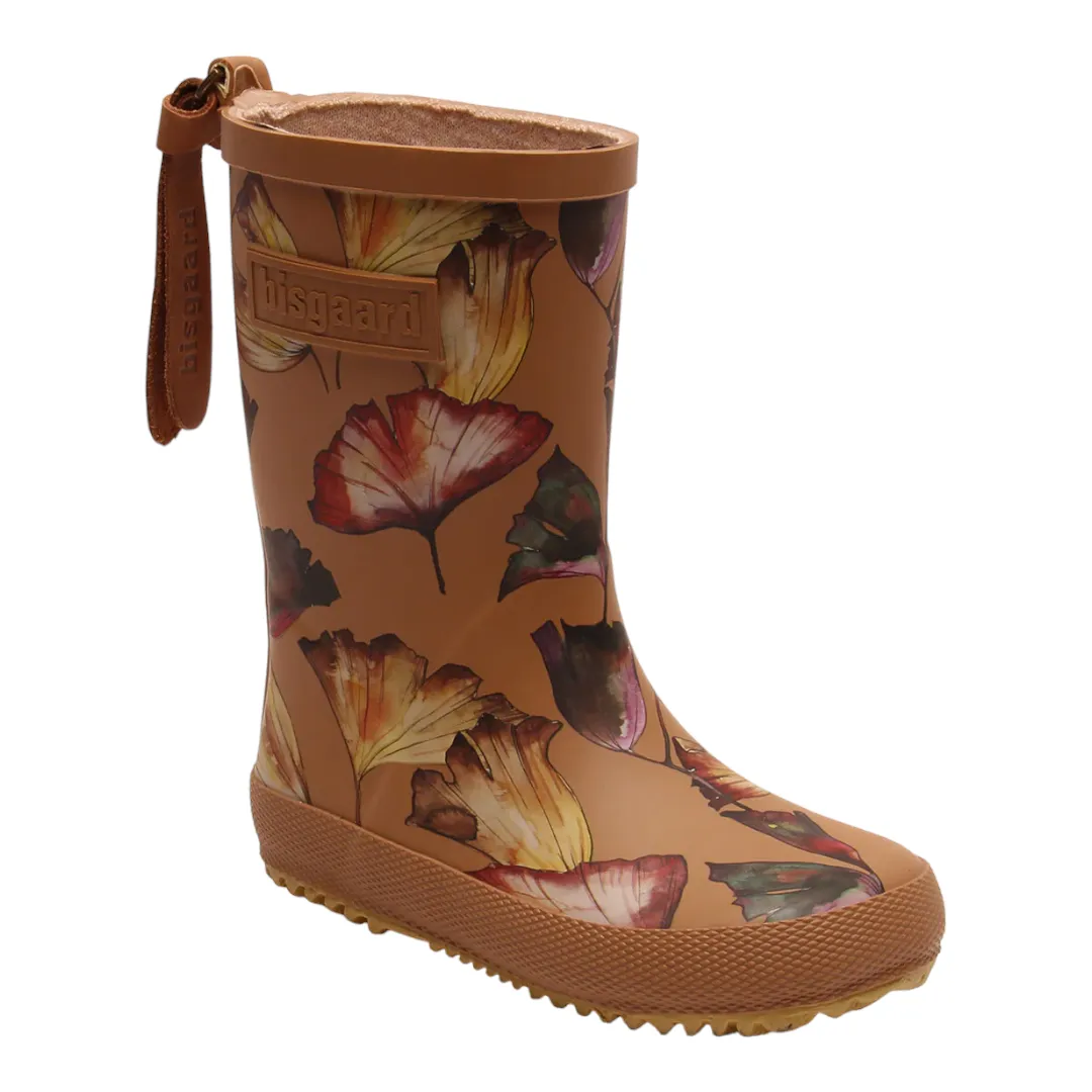 BISGAARD Fashion Camel flower Bottes de pluie