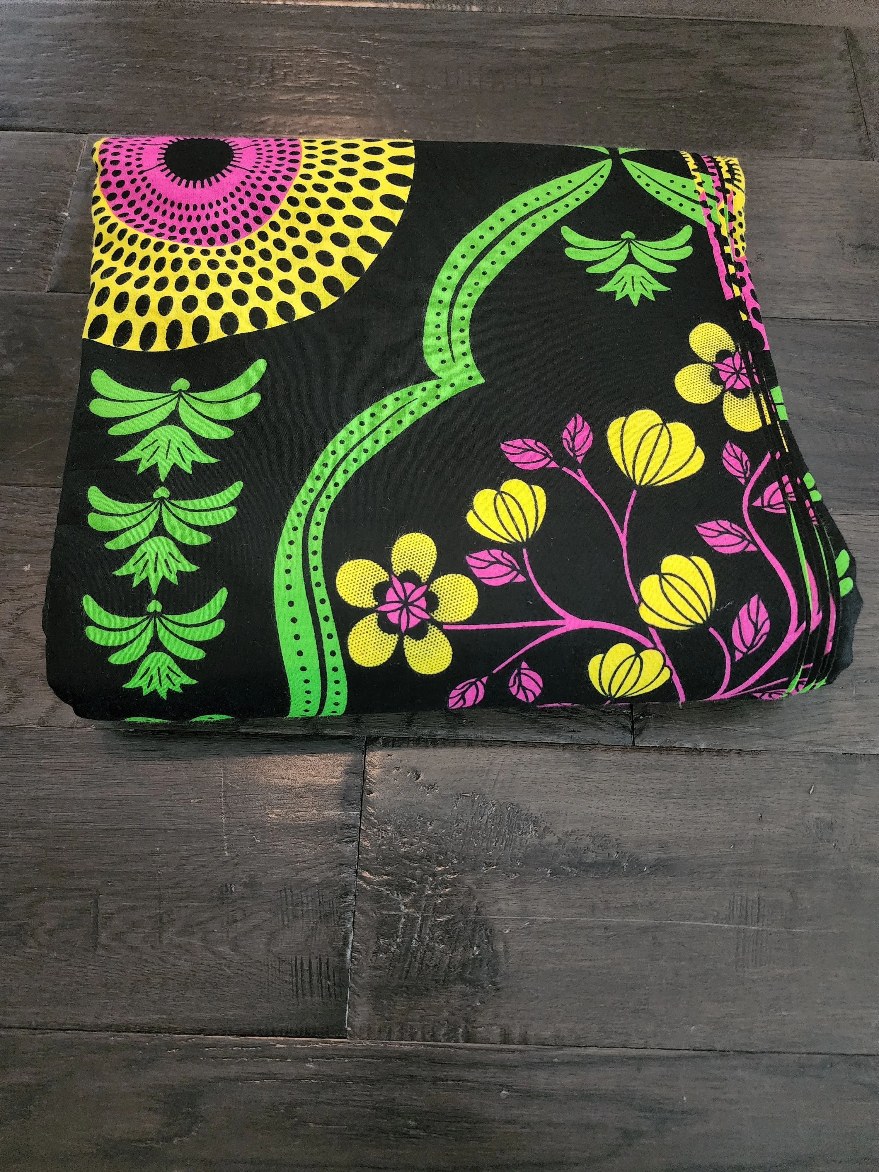 Black and Pink Ankara Fabric, ACS0449