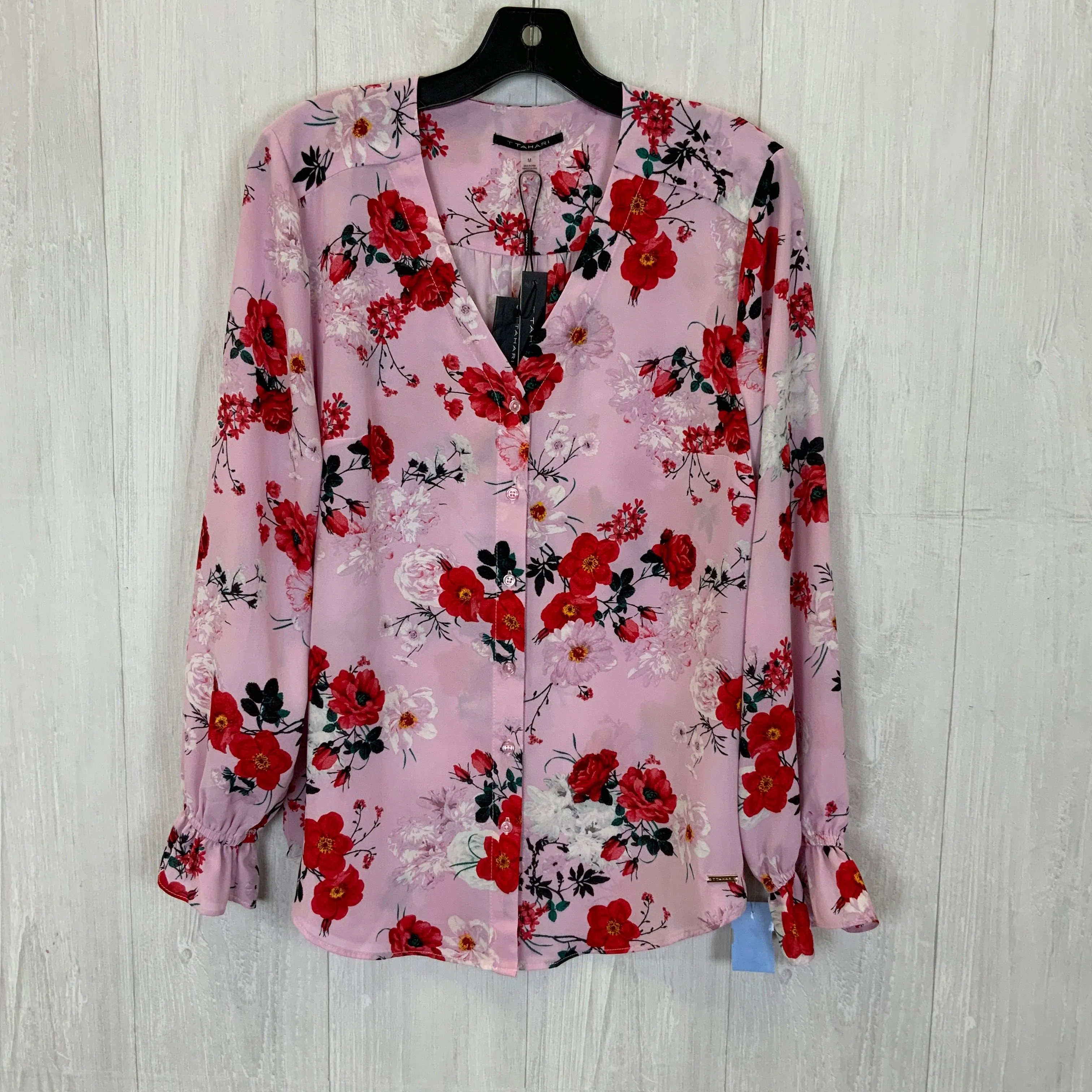 Blouse Long Sleeve By Tahari  Size: M