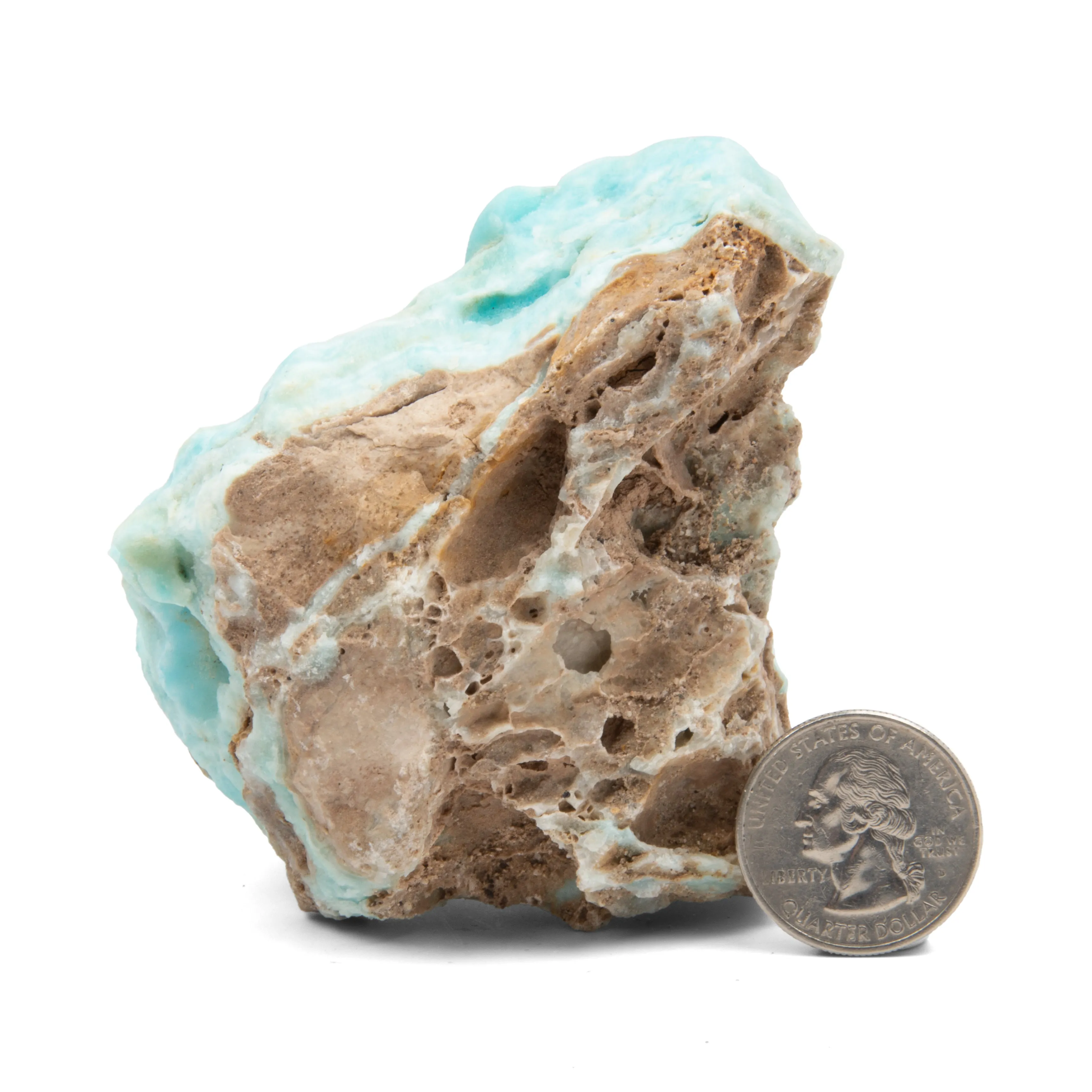 Blue Aragonite, Rough