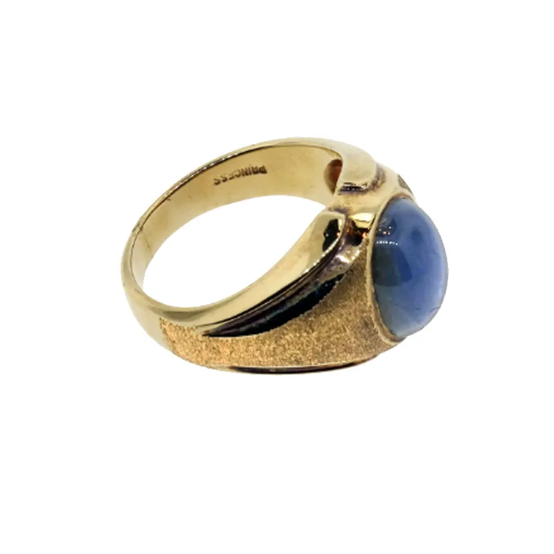 Blue Star Sapphire Ring