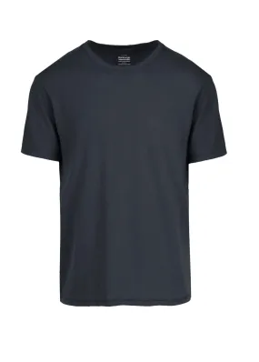 Bomboogie Men's crew-neck t-shirt in flamed cotton TM7903TJSSG 297 poseidon blue