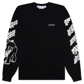 Bricks Skate L/S Tee - Black/White