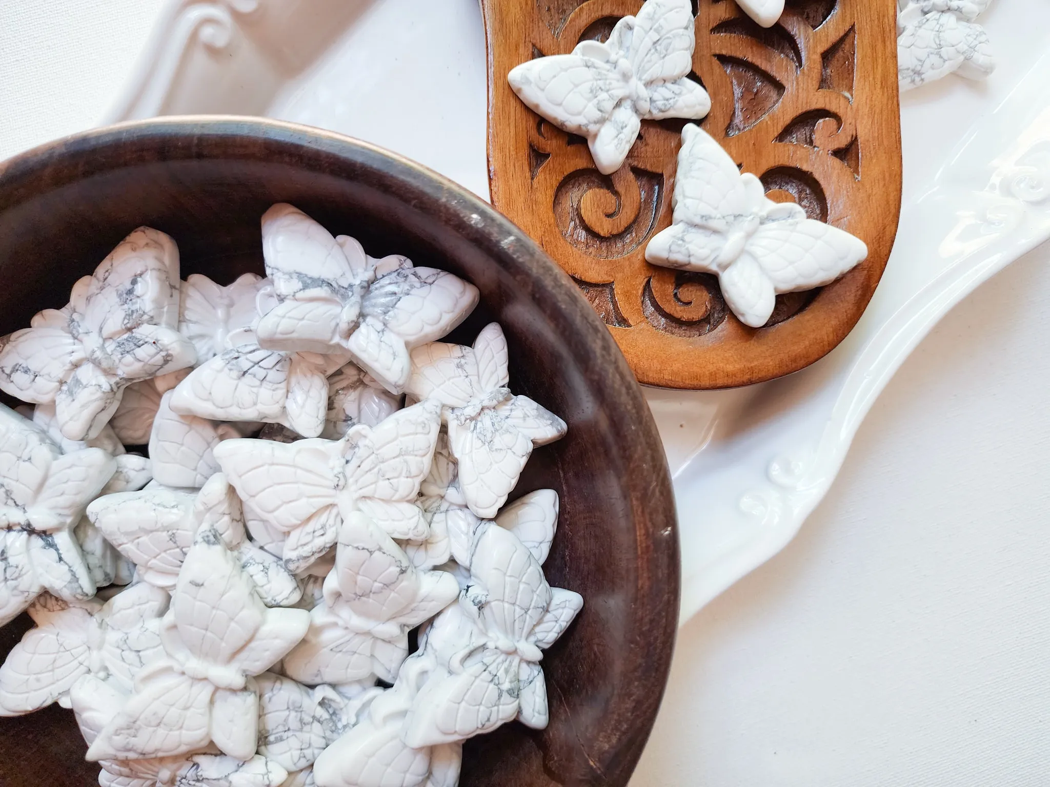 Butterfly Crystal Carving