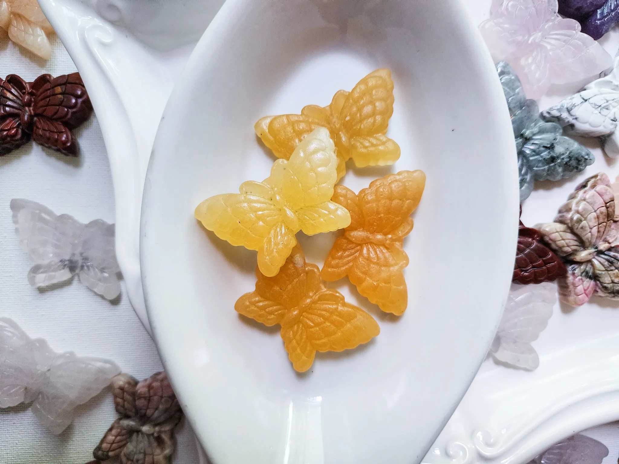 Butterfly Crystal Carving