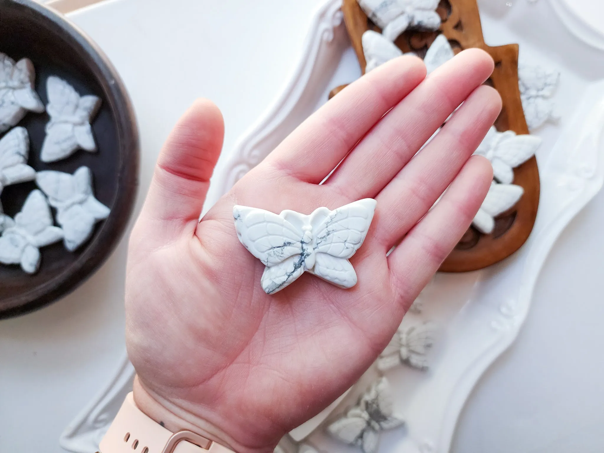 Butterfly Crystal Carving