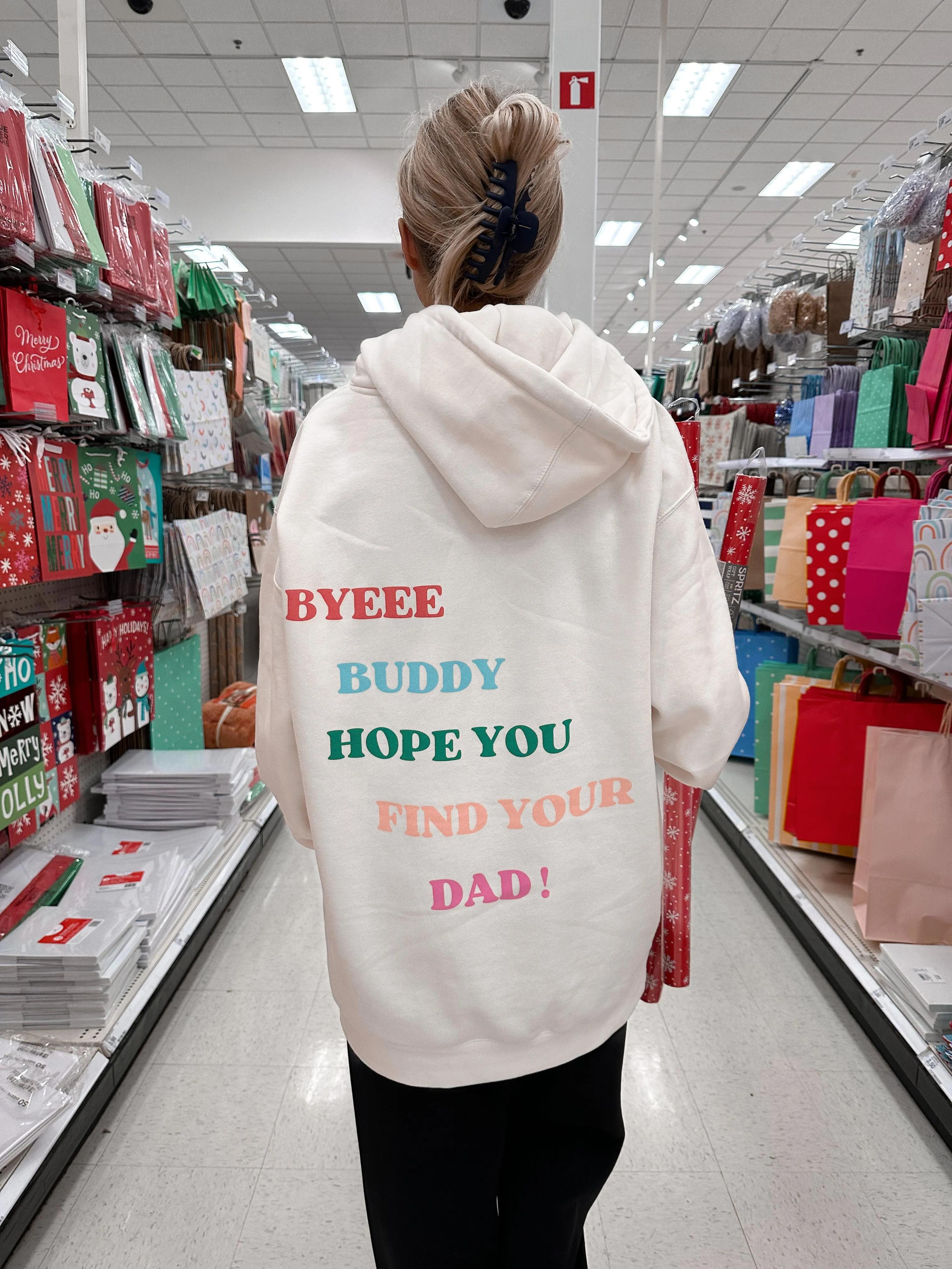 Bye Buddy Christmas Hoodie