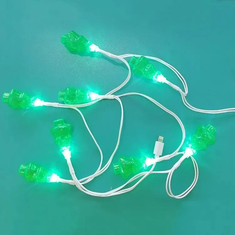 Christmas tree light up iPHONE CHARGER