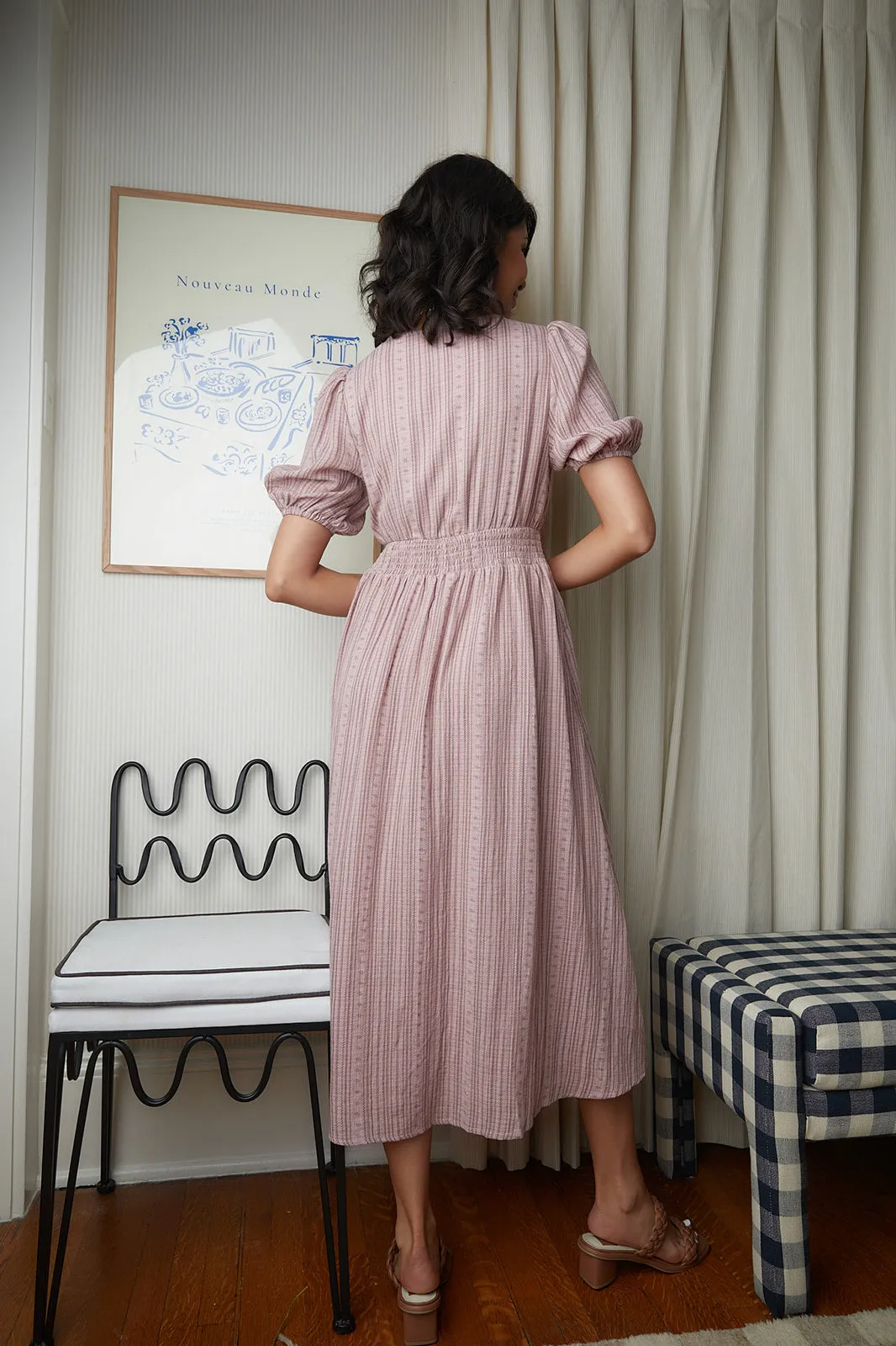 Clara Mauve Maxi Dress