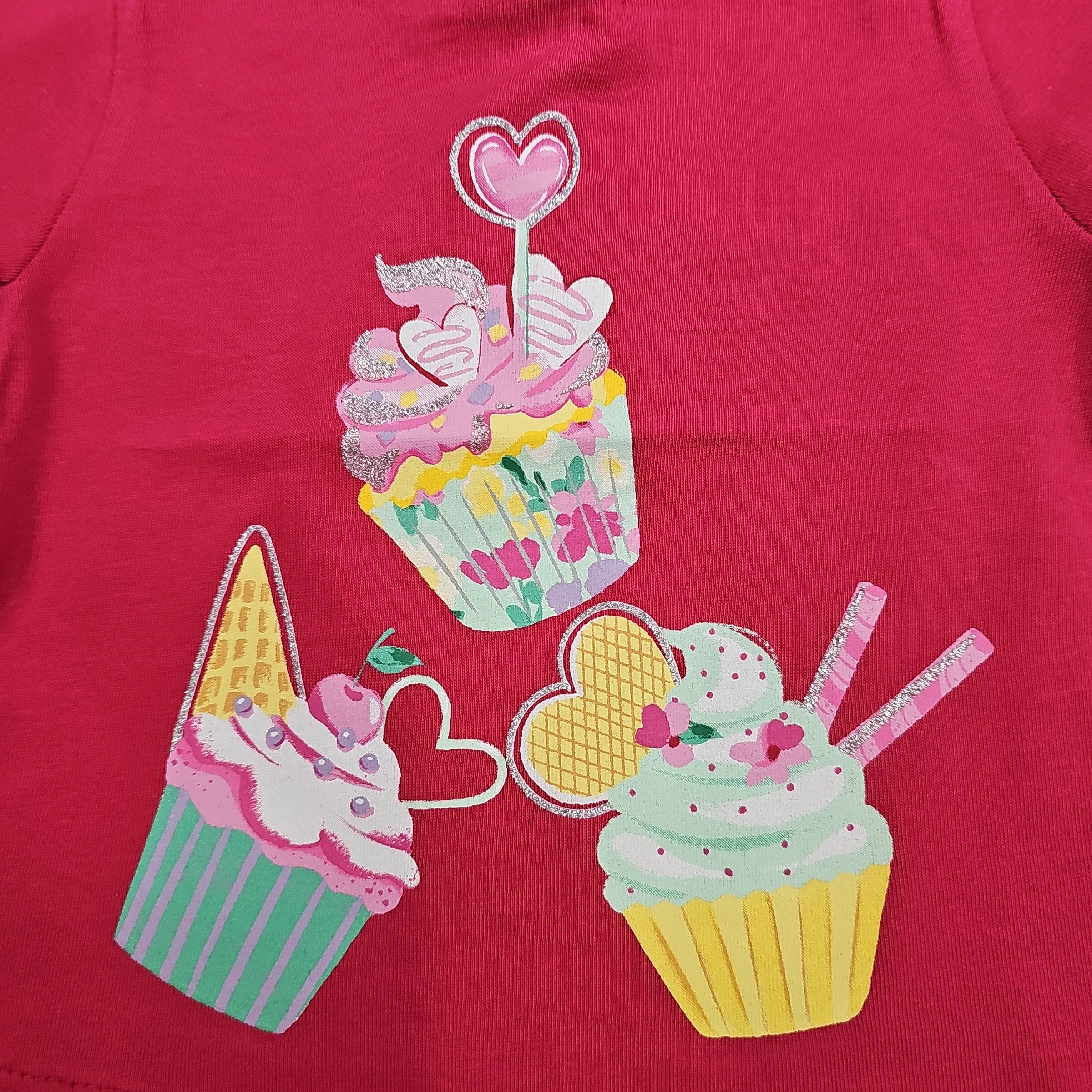 CLEARANCE MAYORAL S/S T-SHIRT W/ CUPCAKES