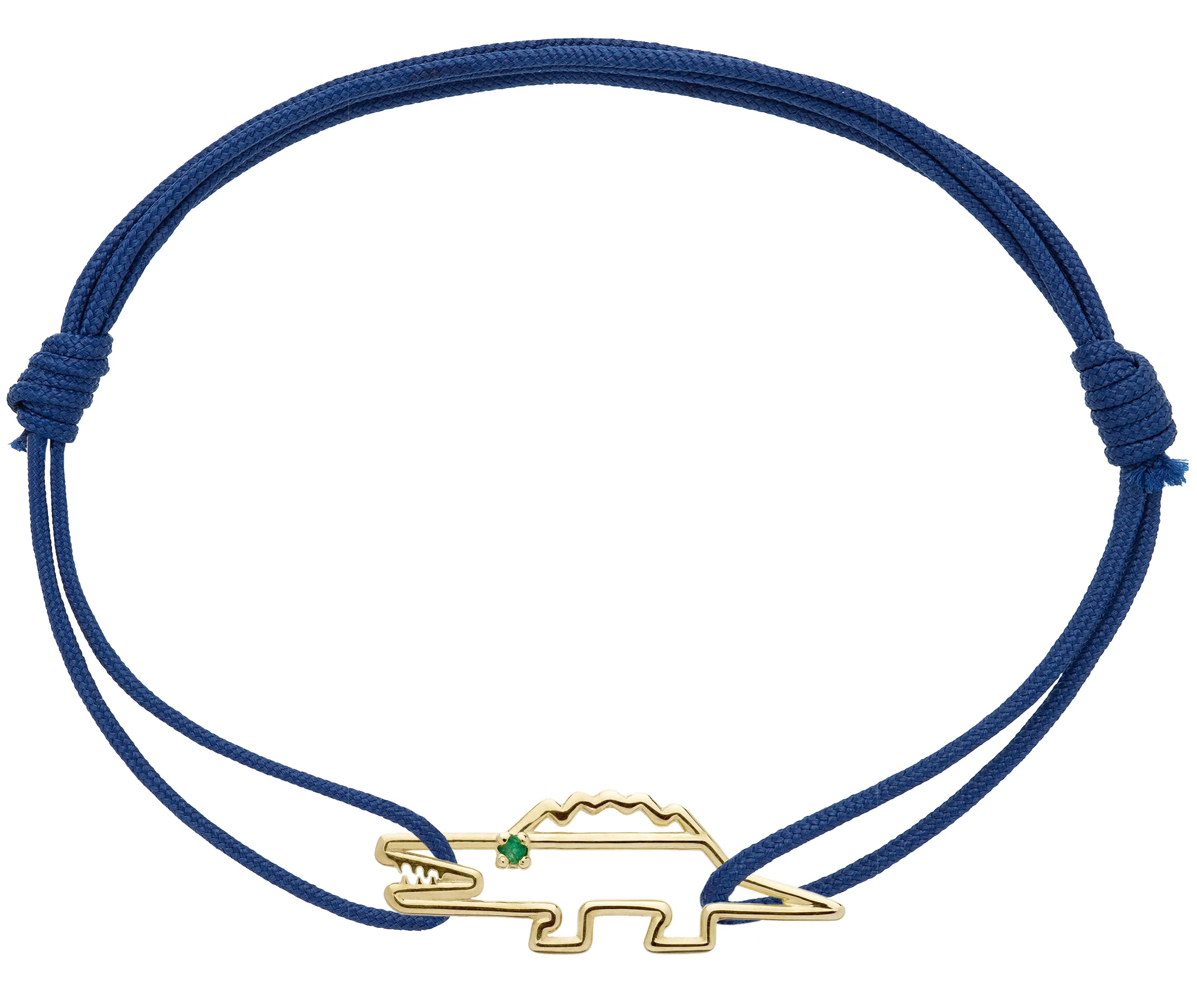 COCODRILO ESMERALDA CORD BRACELET