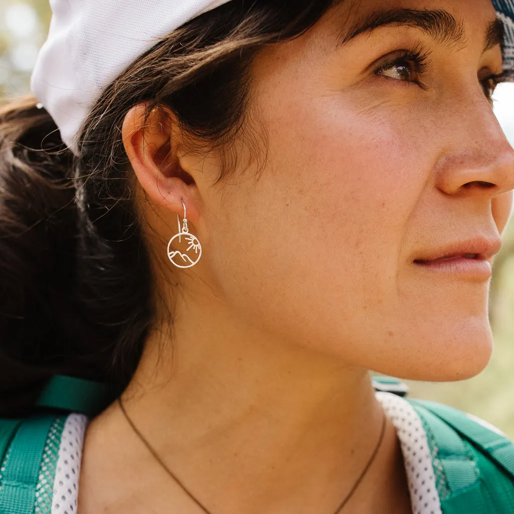 Contour Mountain Earrings