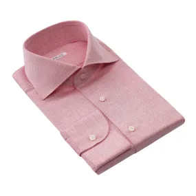 Cotton and Hemp-Blend Shirt in Pink