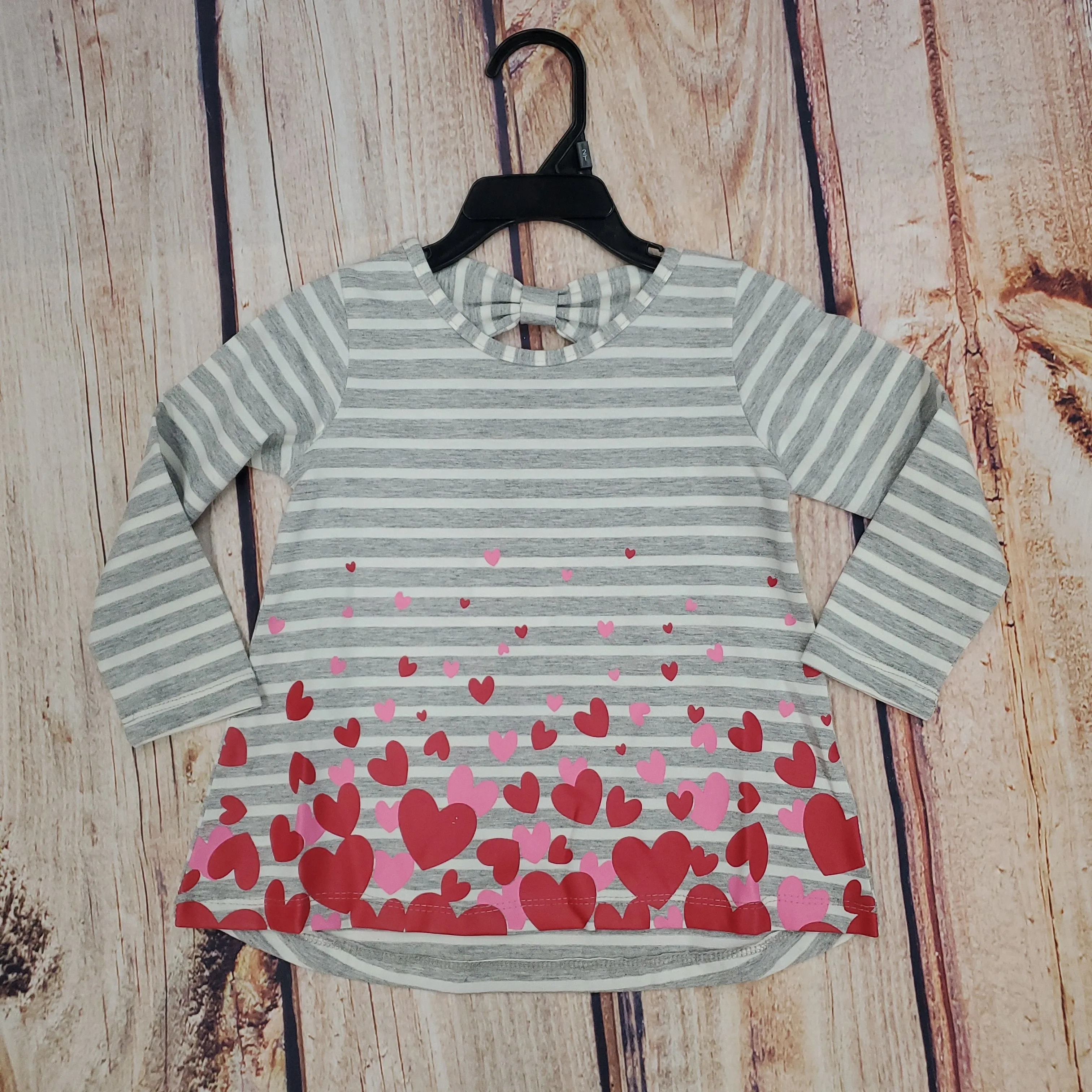 CR Kids Border Print Heart Tunic