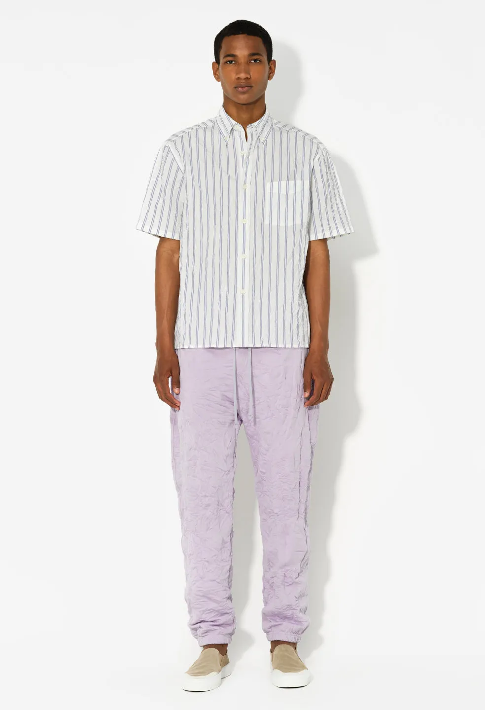 Crinkled Terry Sydney Sweats / Lavender