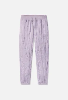 Crinkled Terry Sydney Sweats / Lavender