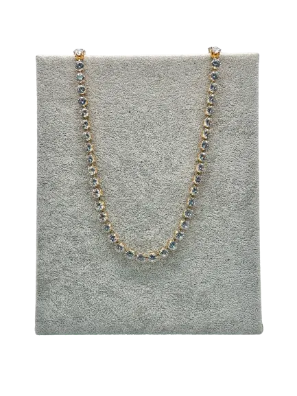 cristahlea Metallic Large Crystal Necklace BNIB