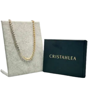 cristahlea Metallic Large Crystal Necklace BNIB