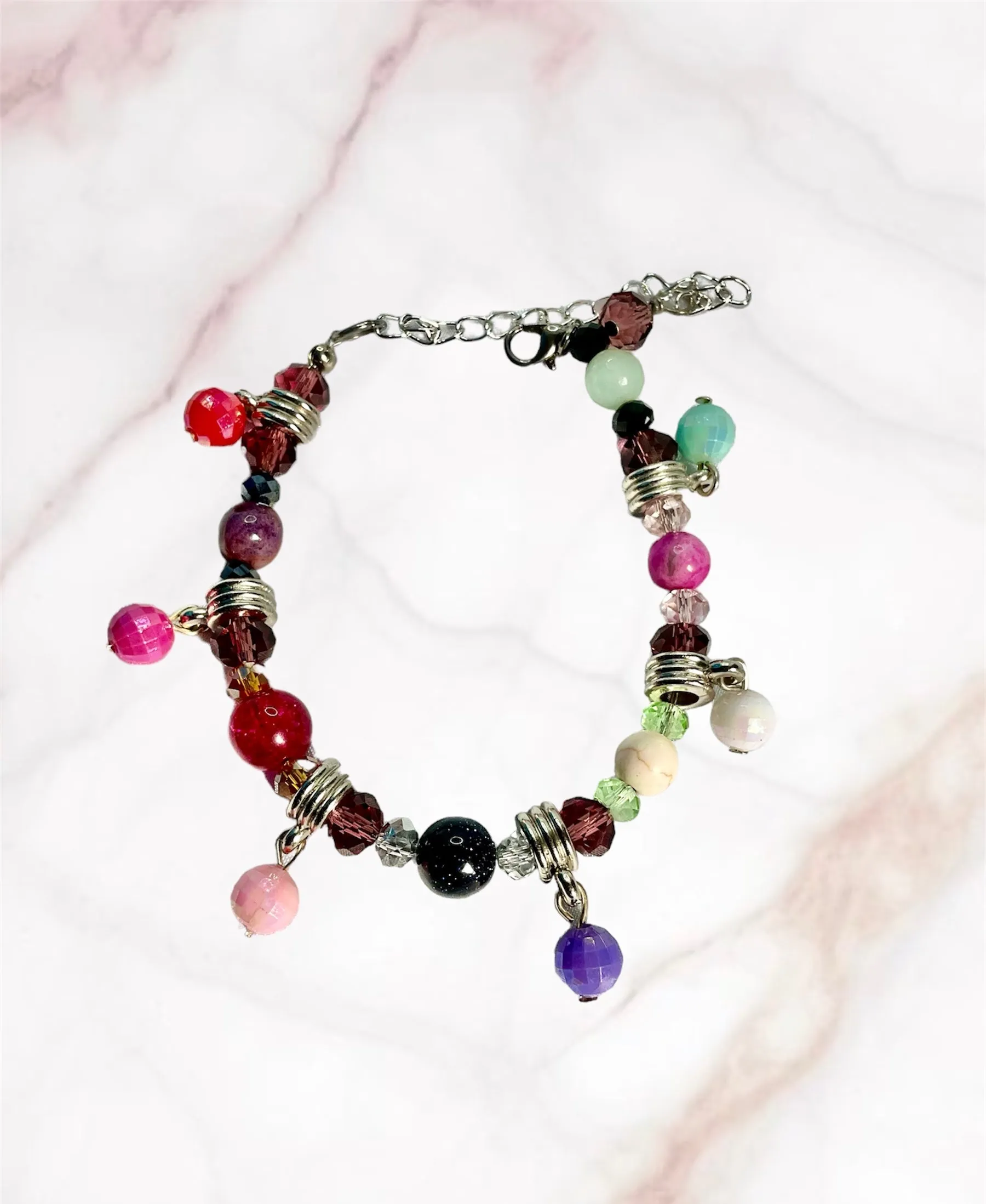 Crystal Charm Bracelet