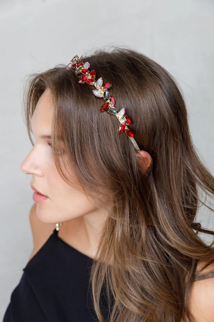 CRYSTAL LEAF HAIRBAND